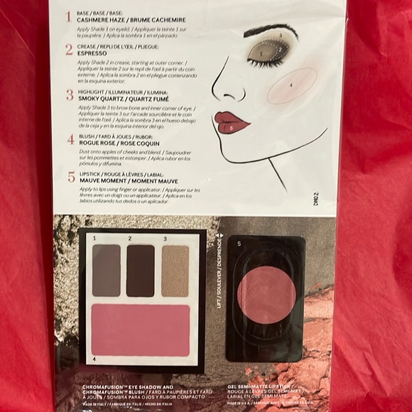 MARY KAY BLUE 💙 EYED 5 PIECE COLOR CARD TRIAL SET 5 COLOR CARDS IN PK - Picture 5 of 5